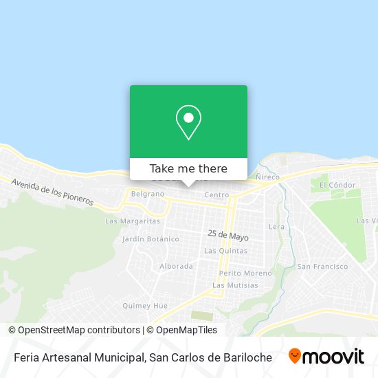Mapa de Feria Artesanal Municipal