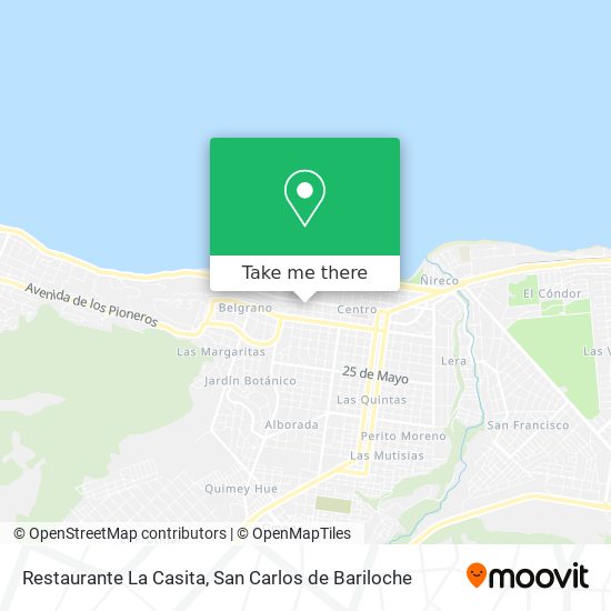 Mapa de Restaurante La Casita