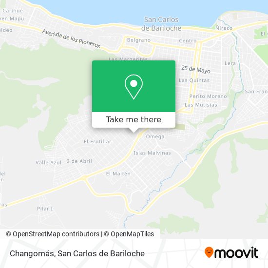 Changomás map