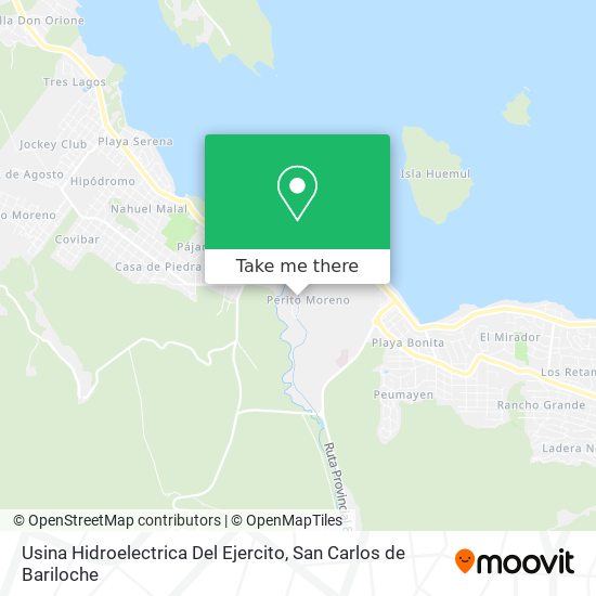 Usina Hidroelectrica Del Ejercito map