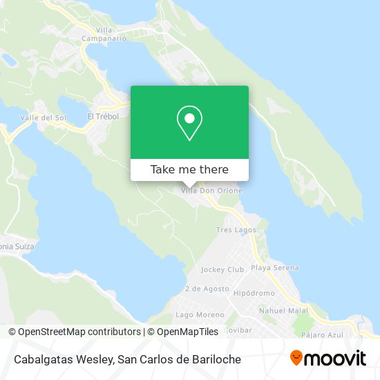 Mapa de Cabalgatas Wesley