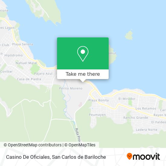 Casino De Oficiales map