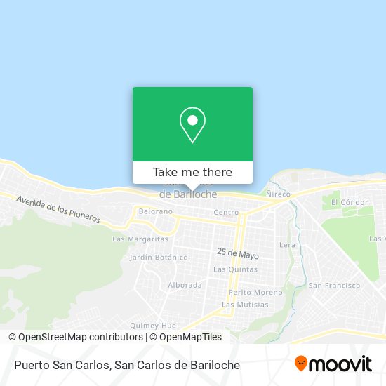 Puerto San Carlos map