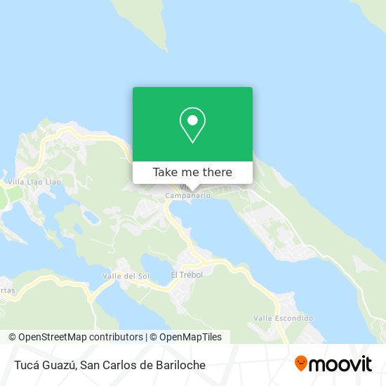 Mapa de Tucá Guazú