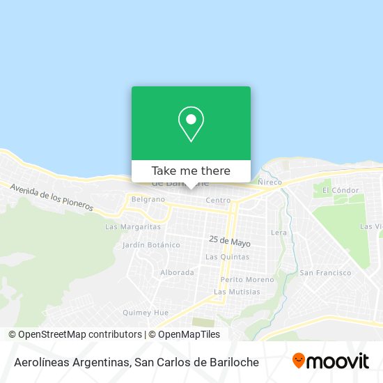 Aerolíneas Argentinas map