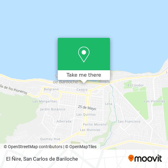 El Ñire map