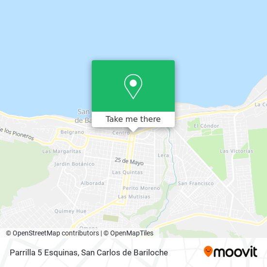 Parrilla 5 Esquinas map