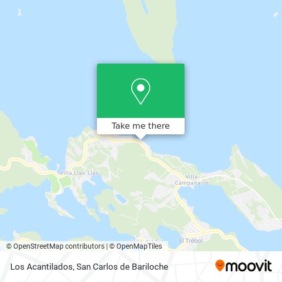 Los Acantilados map