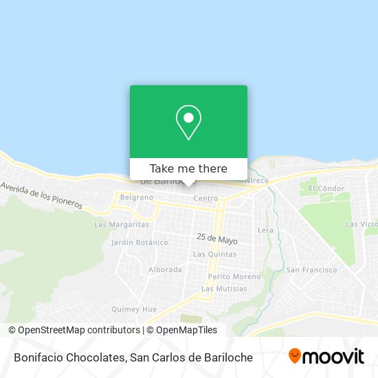 Bonifacio Chocolates map