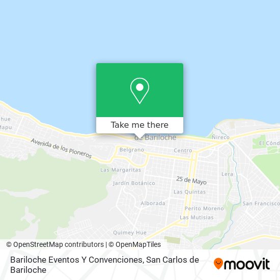 Bariloche Eventos Y Convenciones map