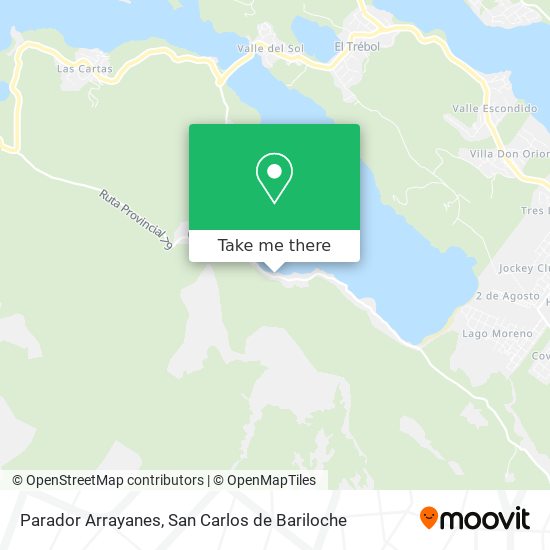 Parador Arrayanes map