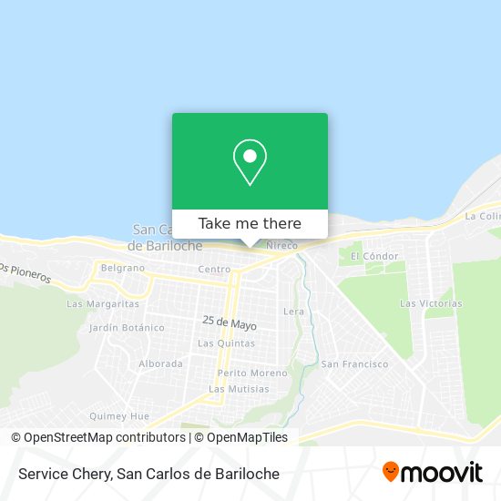 Service Chery map