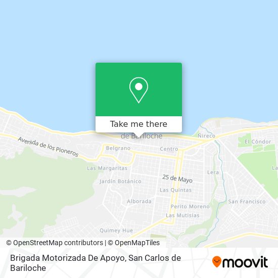 Brigada Motorizada De Apoyo map