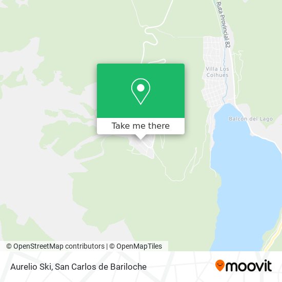 Aurelio Ski map