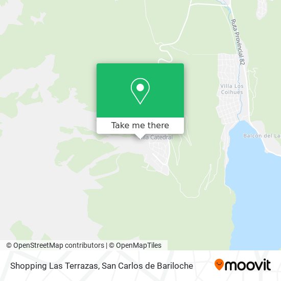 Shopping Las Terrazas map