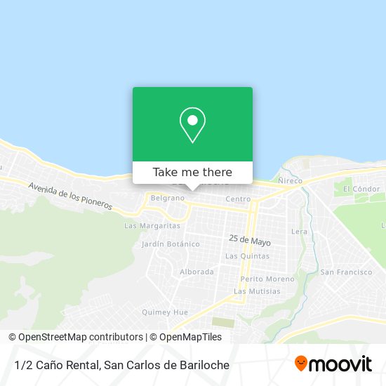 1/2 Caño Rental map