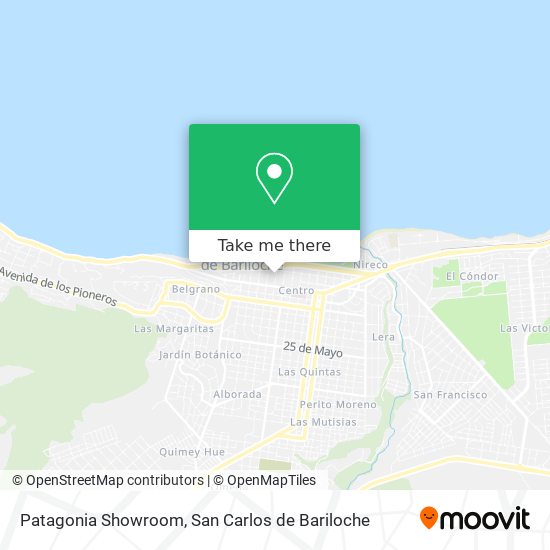 How to get to Patagonia Showroom in Bariloche by Bus?