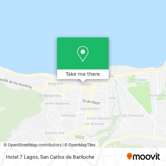 Mapa de Hotel 7 Lagos