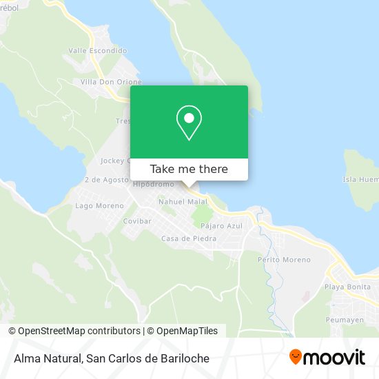 Alma Natural map