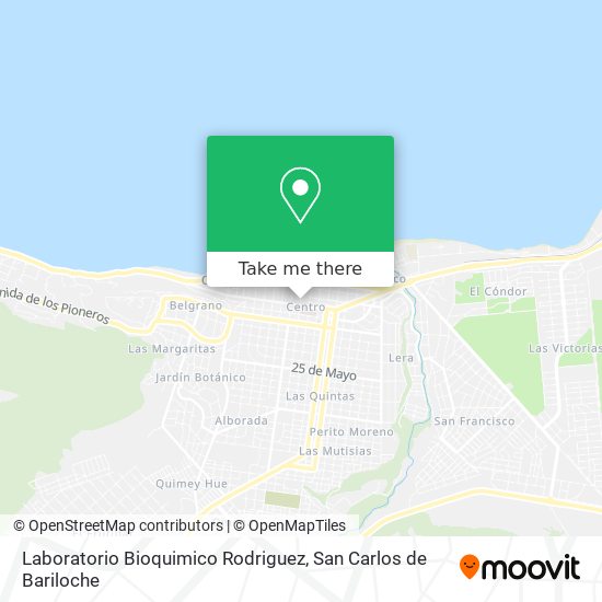 Mapa de Laboratorio Bioquimico Rodriguez