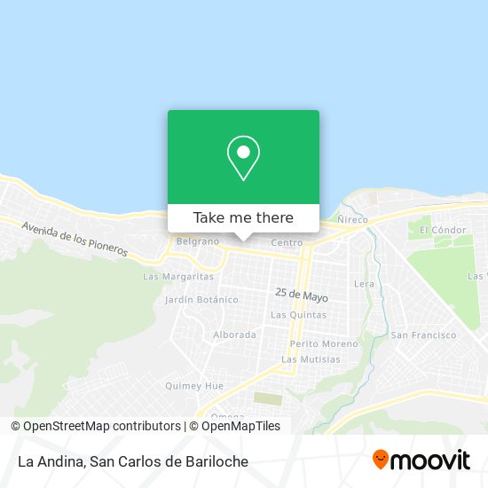 La Andina map
