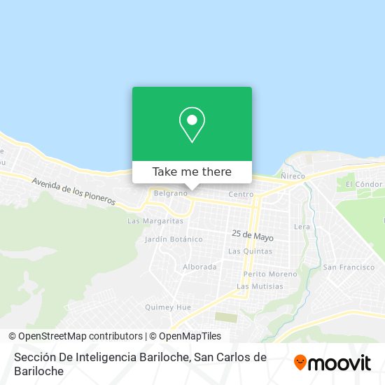 Sección De Inteligencia Bariloche map