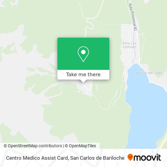 Centro Medico Assist Card map