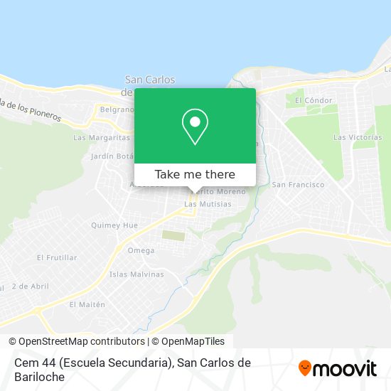 Mapa de Cem 44 (Escuela Secundaria)