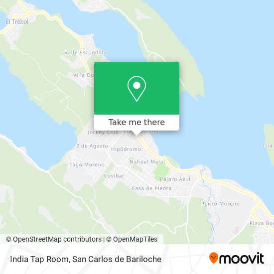 India Tap Room map