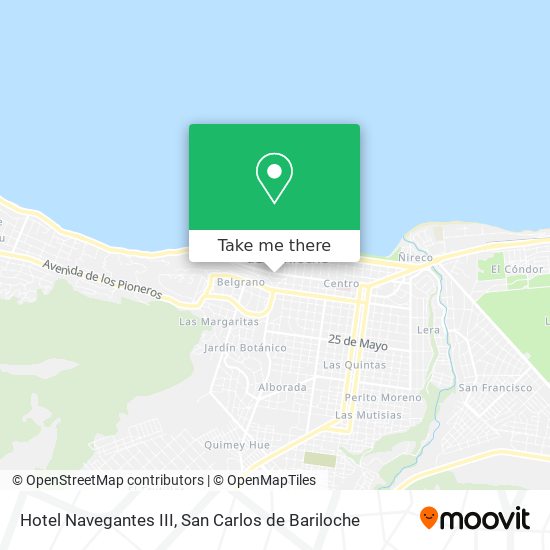 Hotel Navegantes III map