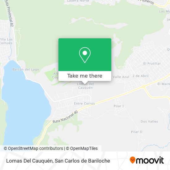 Lomas Del Cauquén map