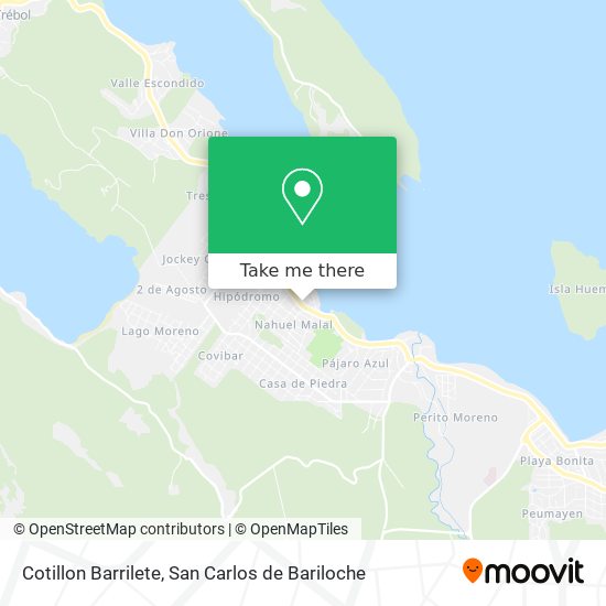 Mapa de Cotillon Barrilete