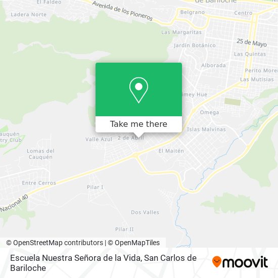Escuela Nuestra Señora de la Vida map