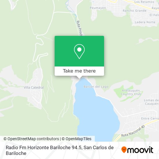 Radio Fm Horizonte Bariloche 94.5 map