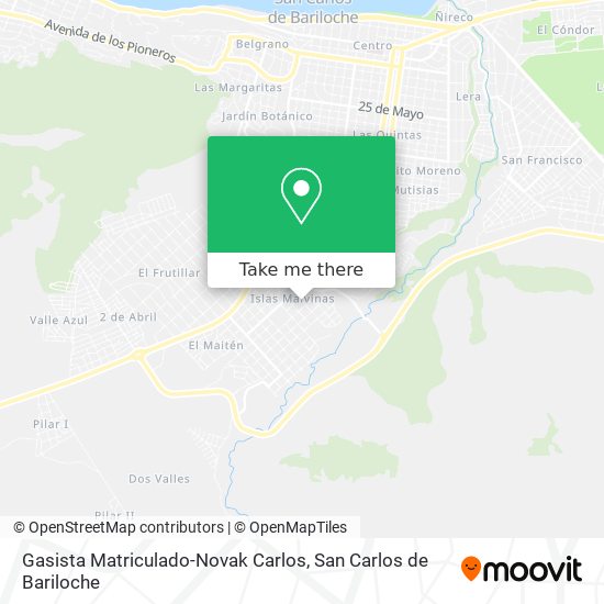 Gasista Matriculado-Novak Carlos map