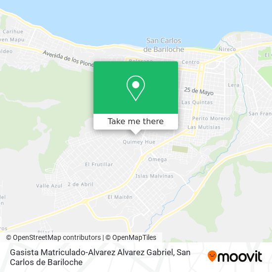 Gasista Matriculado-Alvarez Alvarez Gabriel map