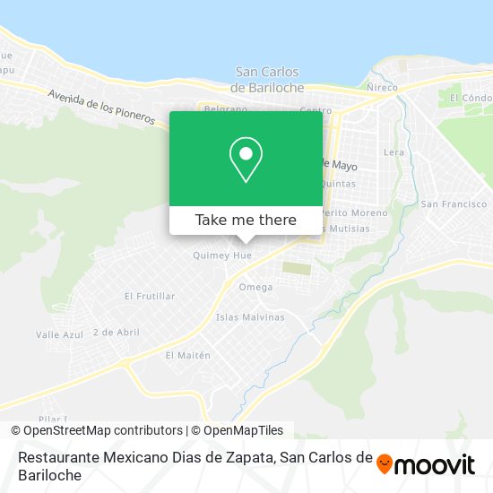 Restaurante Mexicano Dias de Zapata map