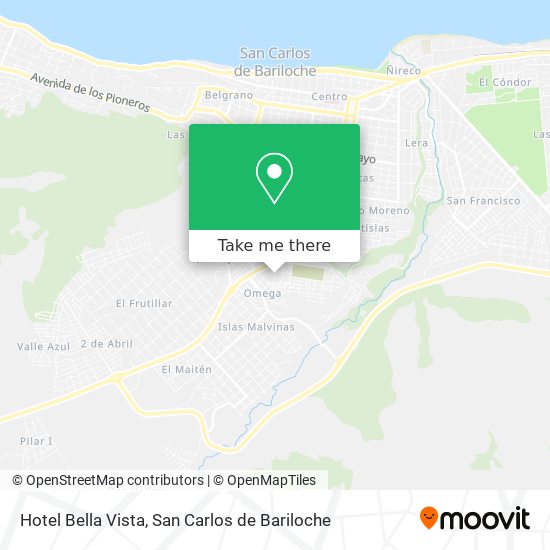 Mapa de Hotel Bella Vista