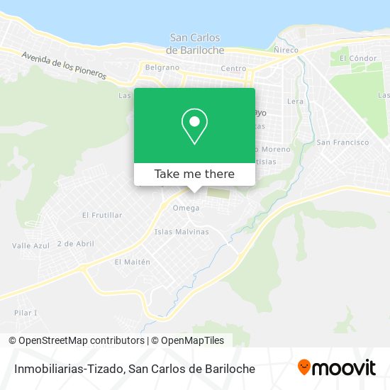 Inmobiliarias-Tizado map