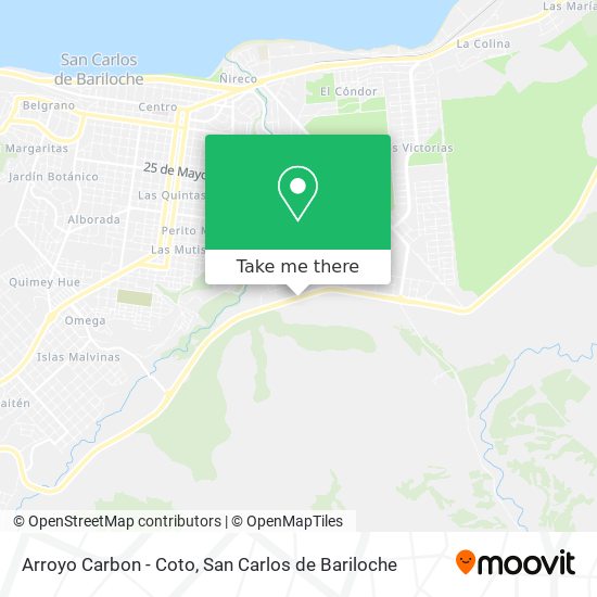 Mapa de Arroyo Carbon - Coto