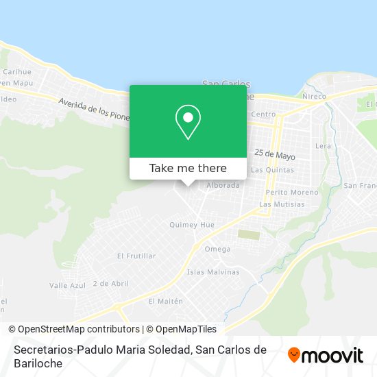 Secretarios-Padulo Maria Soledad map
