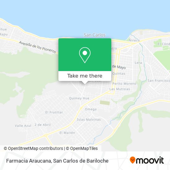 Mapa de Farmacia Araucana