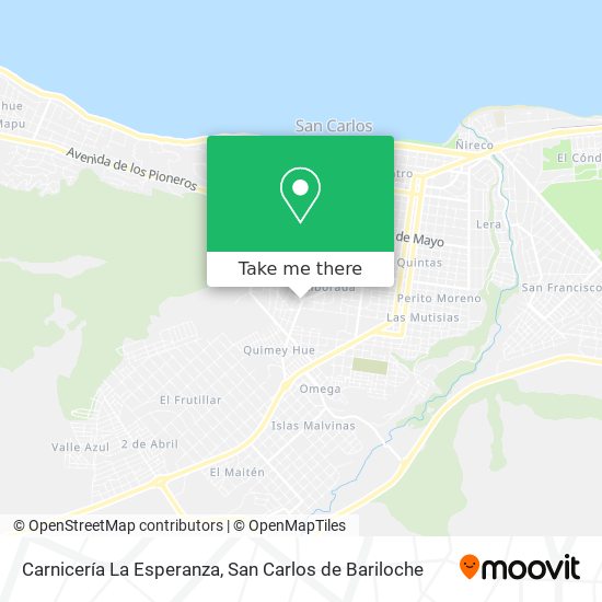 Mapa de Carnicería La Esperanza