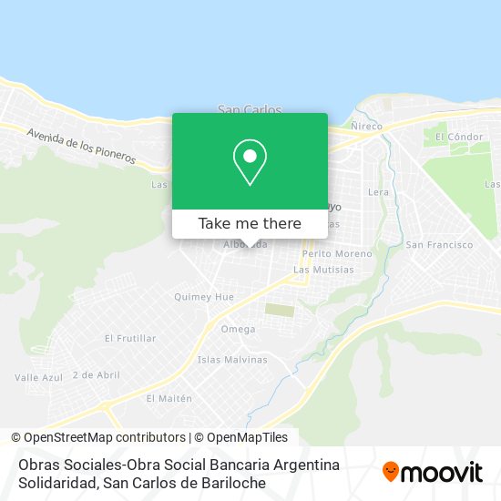 Obras Sociales-Obra Social Bancaria Argentina Solidaridad map