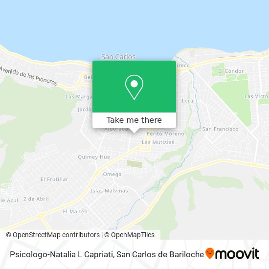 Psicologo-Natalia L Capriati map