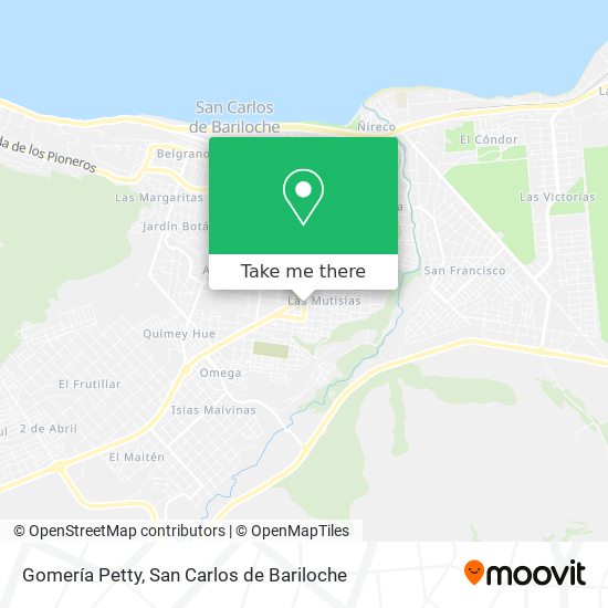 Gomería Petty map