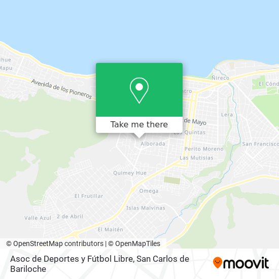 Asoc de Deportes y Fútbol Libre map
