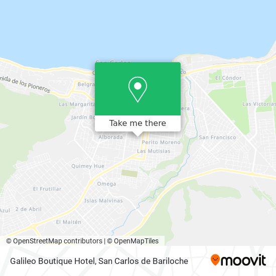 Galileo Boutique Hotel map