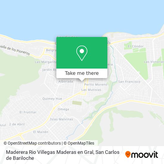 Maderera Rio Villegas Maderas en Gral map
