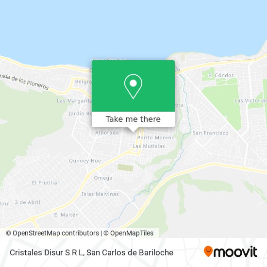 Mapa de Cristales Disur S R L